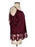 Xhilaration 100% Polyester Burgundy Sleeveless Blouse Size XS - photo 4