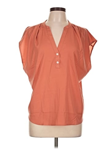 Banana Republic Factory Store Short Sleeve Blouse (view 1)