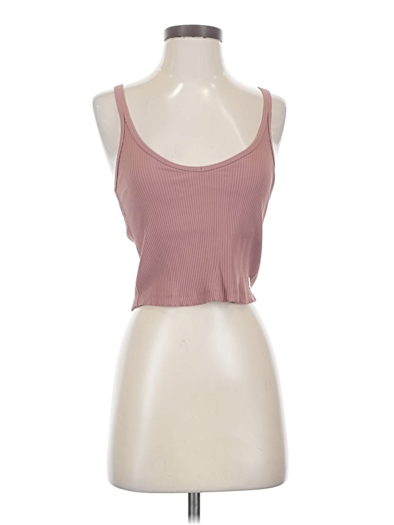 Pre-owned Vuori Tank Top Pink Strapless Neckline Tops