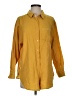 Lulus 100% Cotton Yellow Long Sleeve Button-Down Shirt Size S - photo 1