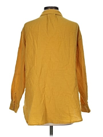 Lulus Long Sleeve Button-Down Shirt (view 2)
