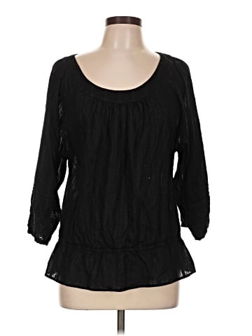 Ann Taylor LOFT 3/4 Sleeve T-Shirt (view 1)