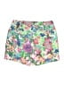 Lands' End Floral Green Shorts Size 14 - photo 2