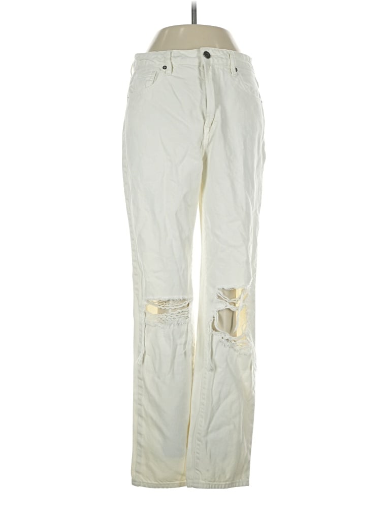 Pre-owned Altar'd State Jeans In Ivory