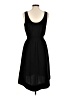 BCBG Paris 100% Polyester Solid Black Casual Dress Size 8 - photo 2