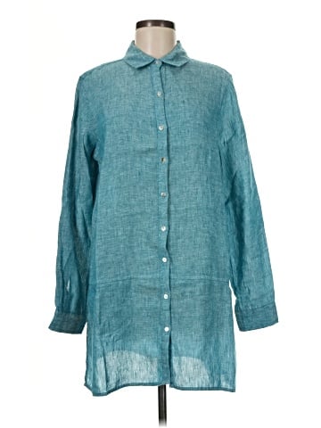 Tahari Long Sleeve Button-Down Shirt (view 1)