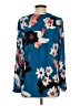 Ivanka Trump 100% Polyester Floral Blue Long Sleeve Blouse Size S - photo 2