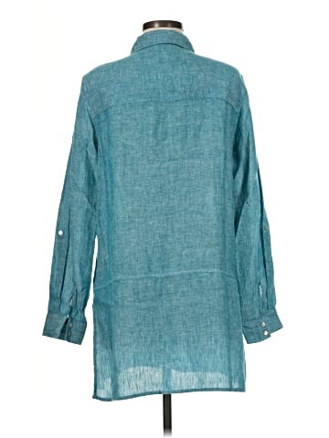 Tahari Long Sleeve Button-Down Shirt (view 2)