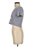 Caution to the Wind Silver Short Sleeve Top Size XS - photo 5