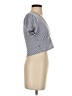 Caution to the Wind Silver Short Sleeve Top Size XS - photo 4