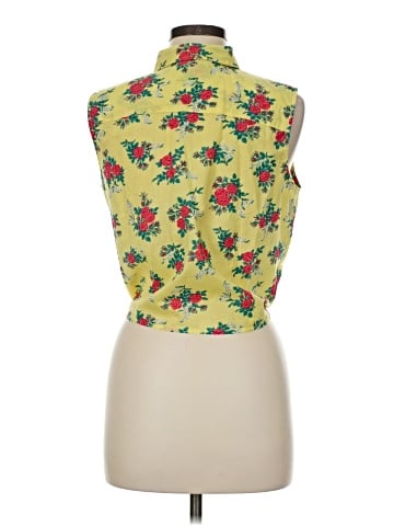 Lauren by Ralph Lauren Sleeveless Button-Down Shirt (view 2)