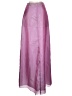 Unbranded 100% Polyester Solid Purple Formal Skirt Size 4 - photo 2