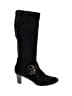 Fashion Bug Black Boots Size 7 1/2 - photo 1