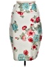 No Comment Floral Ivory Formal Skirt Size 1X - photo 1