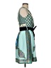 Sinequanone 100% Polyester Paisley Teal Cocktail Dress Size EU (FR) 36 / US 4 - photo 4
