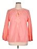 Roller Rabbit 100% Cotton Pink Long Sleeve Blouse Size XL - photo 1
