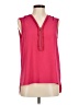T Tahari 100% Polyester Pink Sleeveless Blouse Size M - photo 1