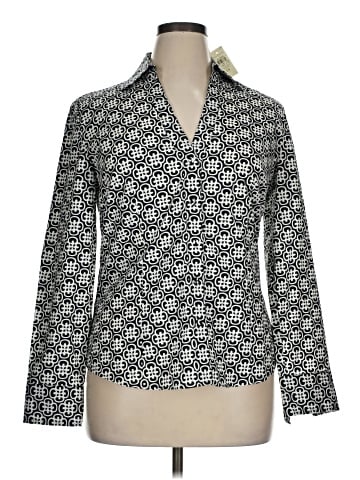 Ann Taylor Factory Long Sleeve Blouse (view 1)