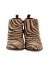 Lucky Brand Animal Print Brown Ankle Boots Size 6 - photo 2
