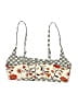 Unbranded Floral Ivory Swimsuit Top Size M (estimated) - photo 2