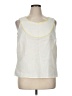 Boden Solid White Sleeveless Blouse Size 14 - photo 1