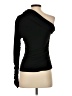 Intermix Black Long Sleeve Top Size S - photo 2