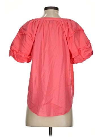 Ann Taylor Short Sleeve Blouse (view 2)
