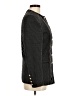 Louis Féraud Chevron-herringbone Black Wool Blazer Size 8 - photo 4
