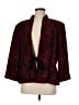 Studio 1 100% Polyester Paisley Red Blazer Size M (estimated) - photo 1
