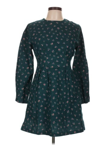 Olive Casual Dress (view 1)