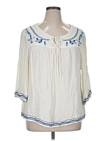 Hannah 3/4 Sleeve T-Shirt (view 1)