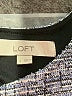 Ann Taylor LOFT Tweed Blue Casual Dress Size 4 - photo 7