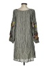 Feathers Gray Casual Dress Size S - photo 2