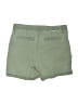 Worn Solid Green Khaki Shorts Size 10 - photo 2