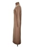 Iris & Ink 100% Wool Solid Brown Casual Dress Size S - photo 5