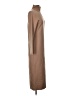 Iris & Ink 100% Wool Solid Brown Casual Dress Size S - photo 4