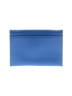 Halogen 100% Leather Blue Leather Clutch One size - photo 2