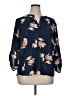 Daniel Rainn 100% Polyester Blue 3/4 Sleeve Blouse Size XL - photo 1