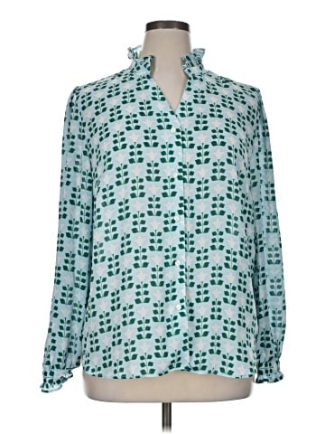 Ann Taylor Long Sleeve Blouse (view 1)