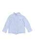 Jacadi 100% Cotton Stripes Blue Long Sleeve Button-Down Shirt 18-24 MO / 24 MO - photo 1