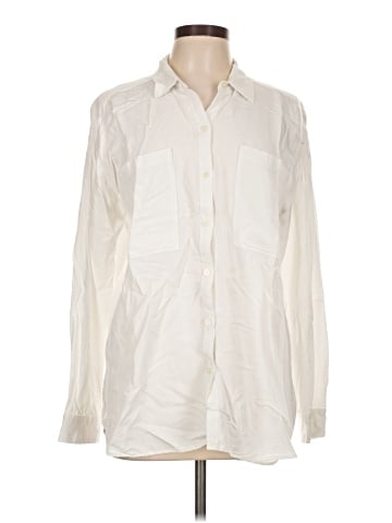 Ann Taylor LOFT Long Sleeve Button-Down Shirt (view 1)