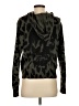 Skull Cashmere Animal Print Black Turtleneck Sweater Size S - photo 2