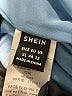 Shein 100% Polyester Paisley Blue Shorts Size 12 - photo 3