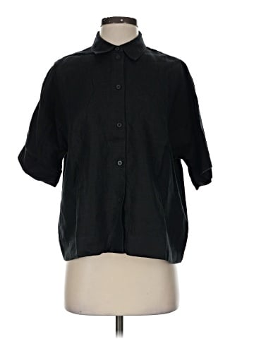 Cos 3/4 Sleeve Button-Down Shirt (view 1)