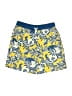 Mini Boden 100% Polyester Tropical Yellow Board Shorts Size 7 - photo 1