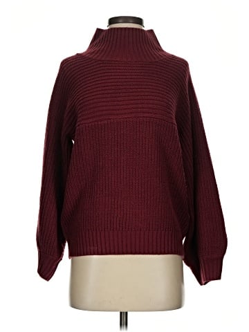 Threadbare Turtleneck Sweater (view 1)