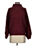 Threadbare 100% Acrylic Solid Burgundy Turtleneck Sweater Size 2 - photo 1