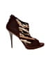 Michael Antonio Animal Print Burgundy Heels Size 11 - photo 1