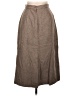 Sag Harbor Solid Brown Wool Skirt Size 11 - 12 - photo 2