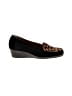 Aerosoles 100% Leather Animal Print Black Wedges Size 7 (wide) - photo 1